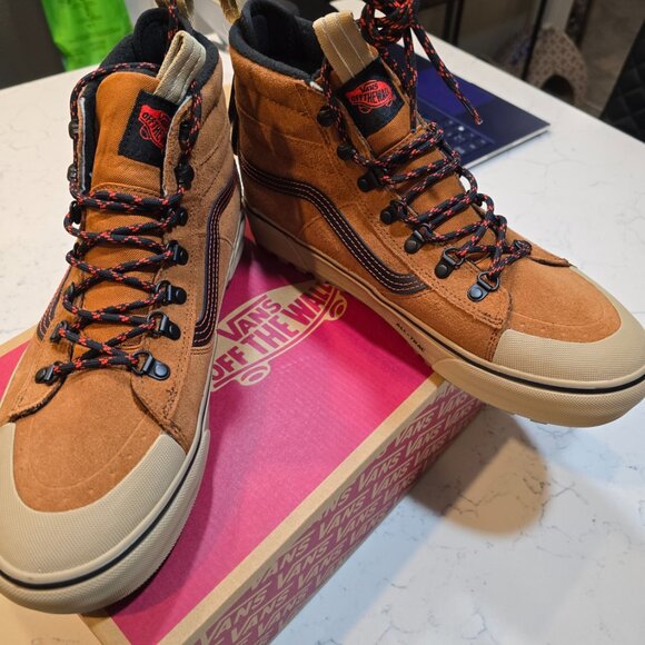 Brand New Vans Sk8 Hi MTE DR Waterproof Glazed Ginger MENS SIZE 10 NEW - Picture 3 of 8